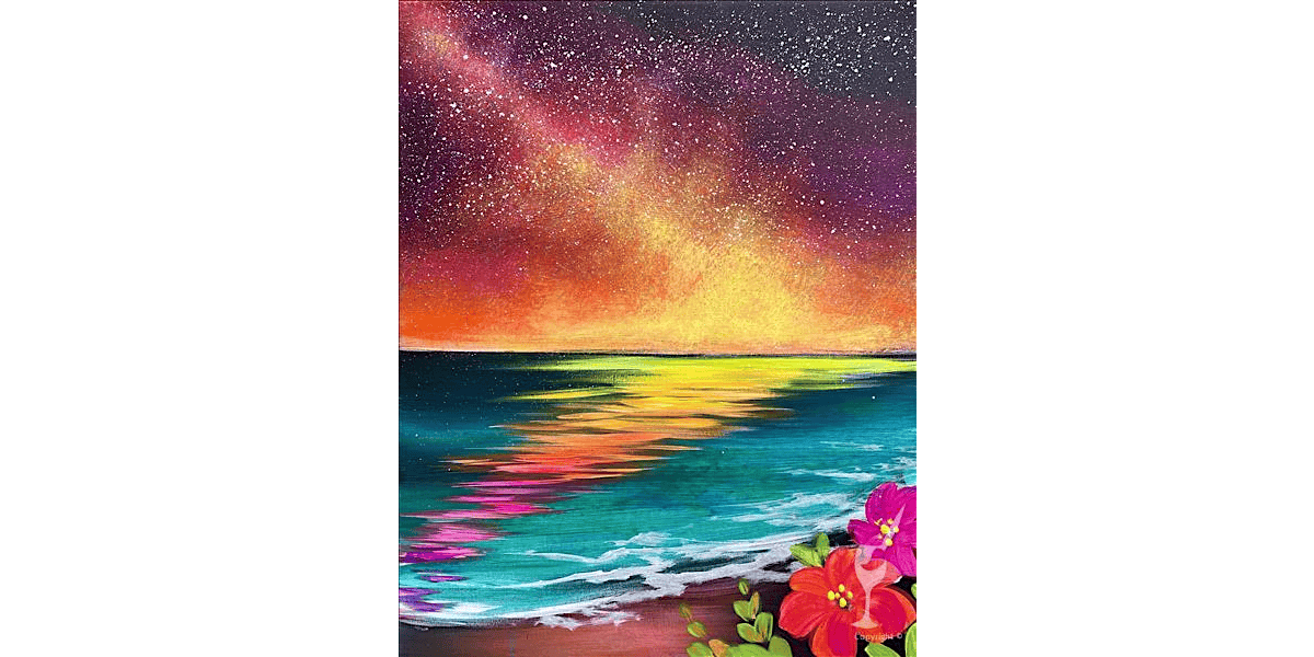 Cosmic Beach Sunset - Paint and Sip in Denver | Classpop!\u2122