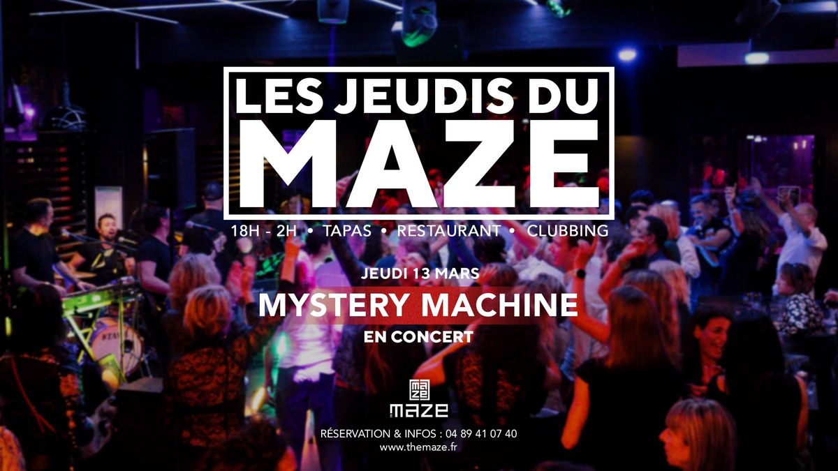 HAPPY THURSDAY AVEC MYSTERY MACHINE - 13\/03\/25