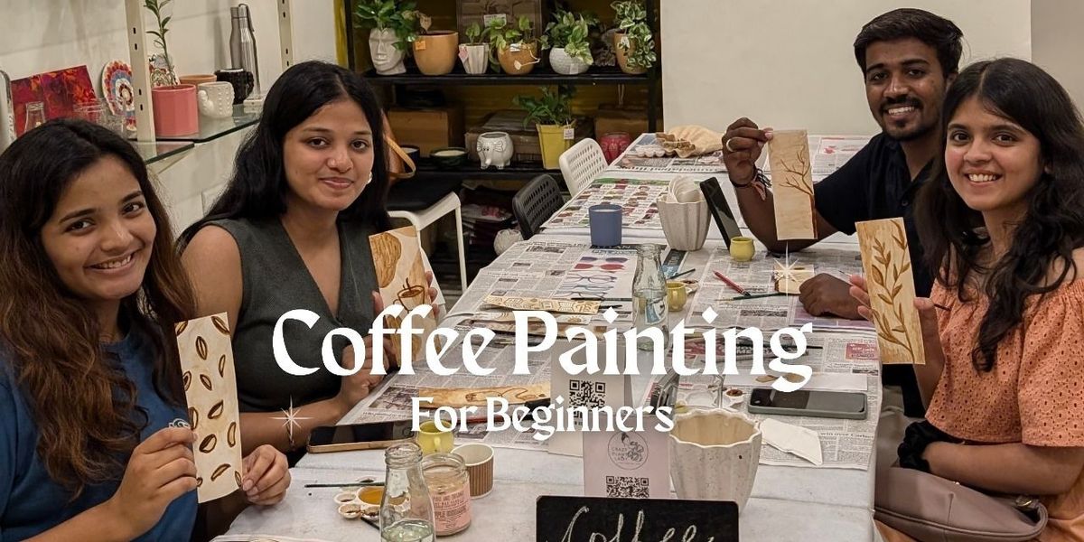 Coffee painting for beginners