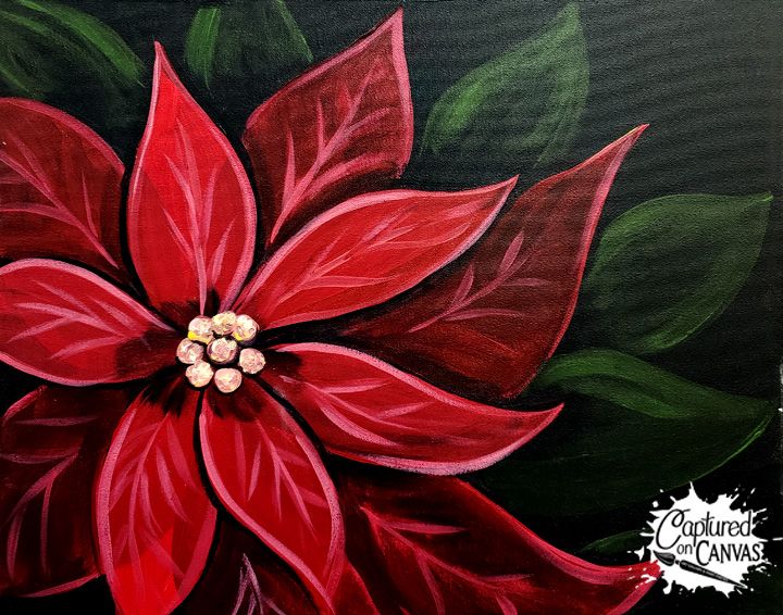 Poinsettia Paint Party!