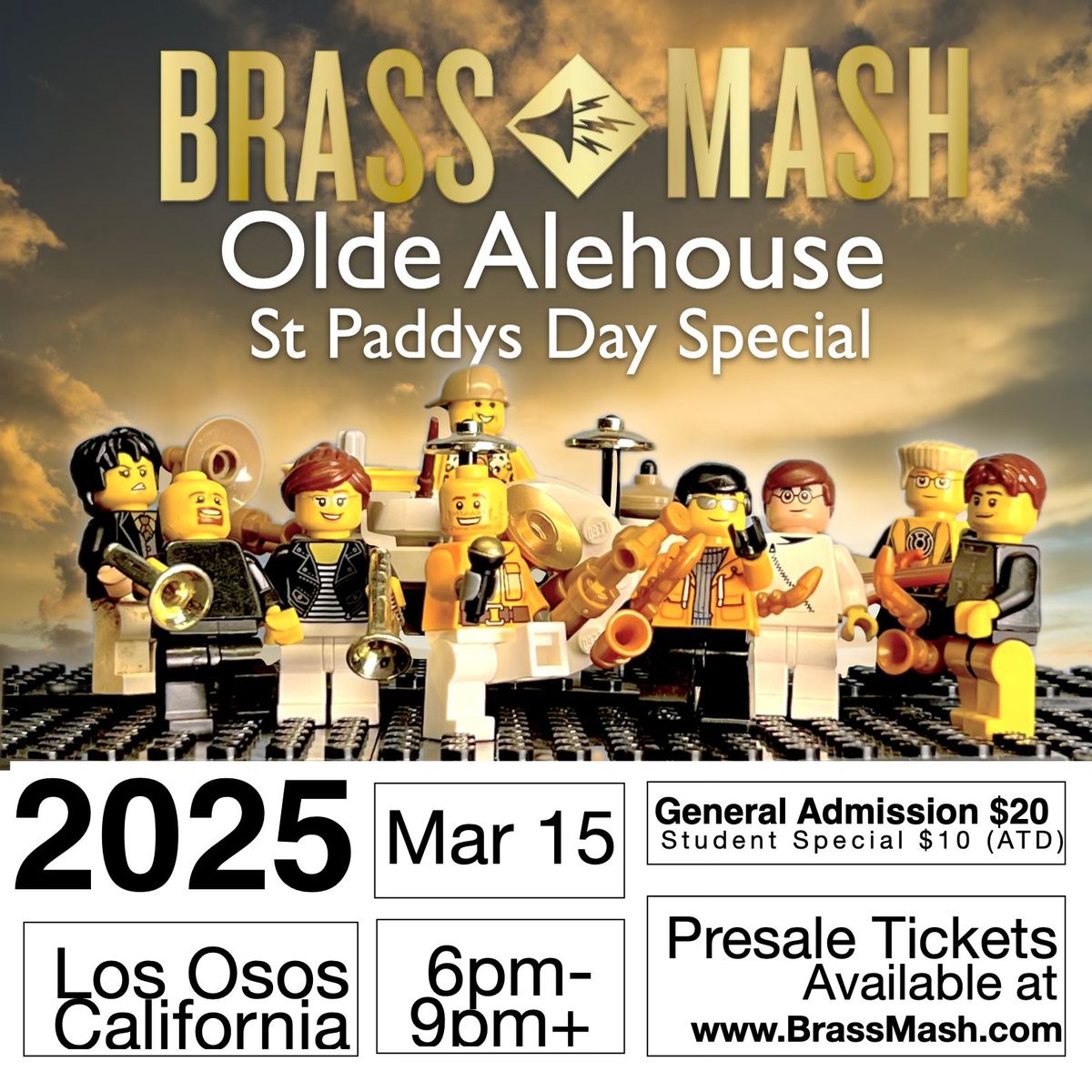 Brass Mash at Olde Alehouse: St Pattys Day Special