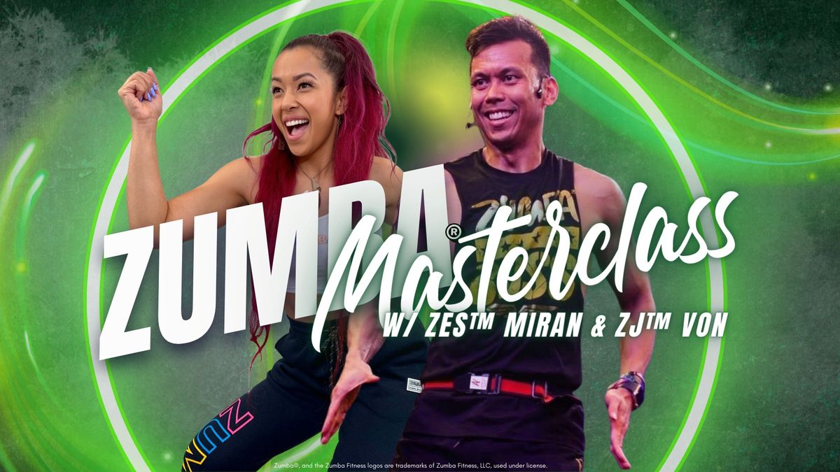 Zumba\u00ae Fitness Masterclass w\/ ZES\u2122 Miran & Zj\u2122 Von 