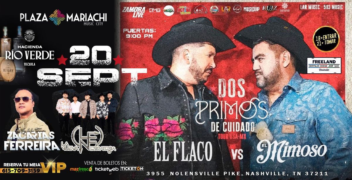 2 Primos De Cuidado at Martin Marietta Center for the Performing Arts - Fletcher Opera Theater
