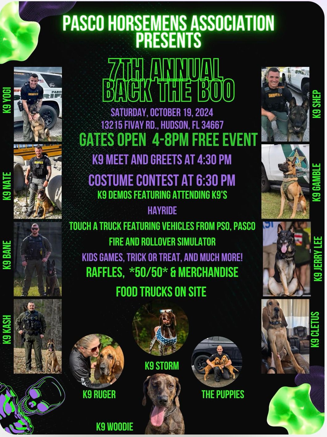 PHA\u2019s 7th Annual Back the Boo K9 Benefit 