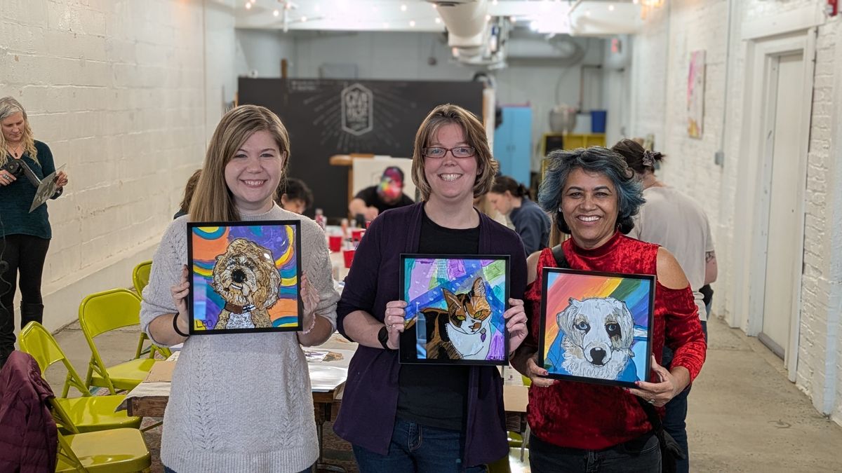 Colorful Pet Portrait Workshop Downtown  Frederick