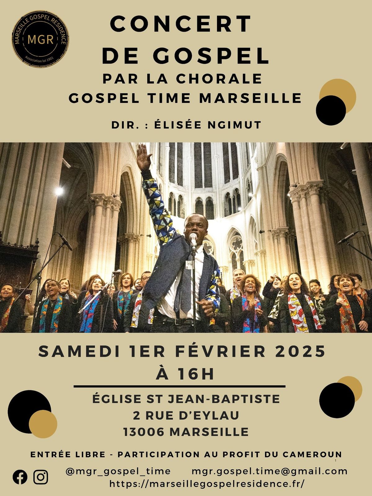 Concert Gospel Time Marseille 