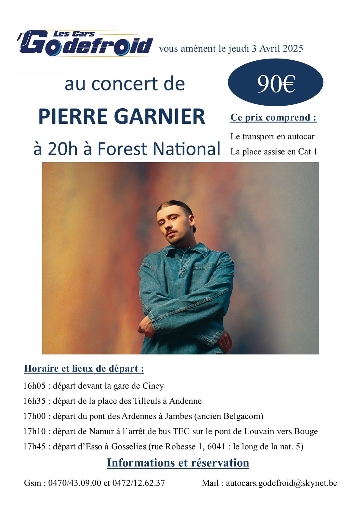 Concert Pierre Garnier 03\/04\/25