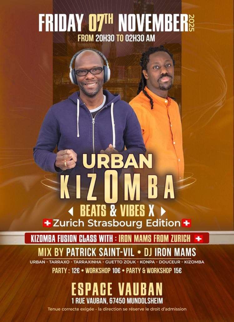 Urban Kizomba Beats and Vibes X - Zurich Strasbourg Edition