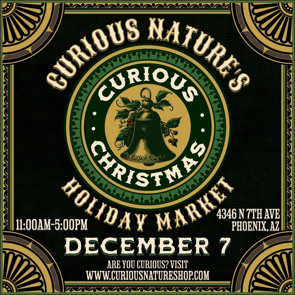 Curious Nature's Second Annual Curious Christmas Holiday Market