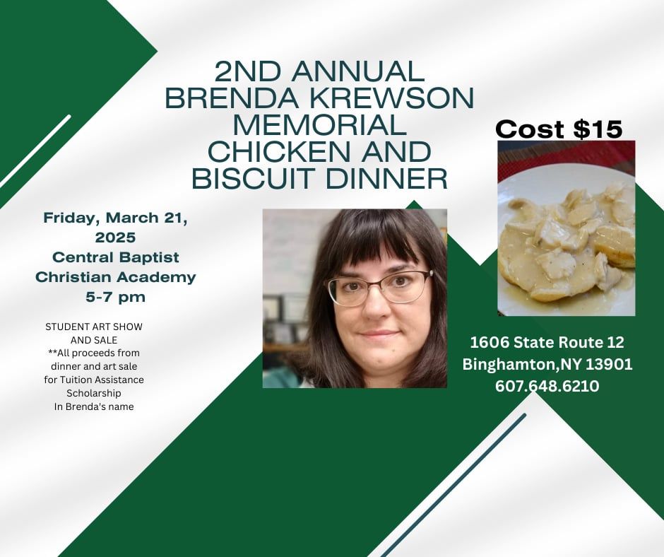 2nd Annual Brenda Krewson Memorial Chicken and Biscuit Dinner \ud83c\udf57\ud83c\udf7d\ufe0f