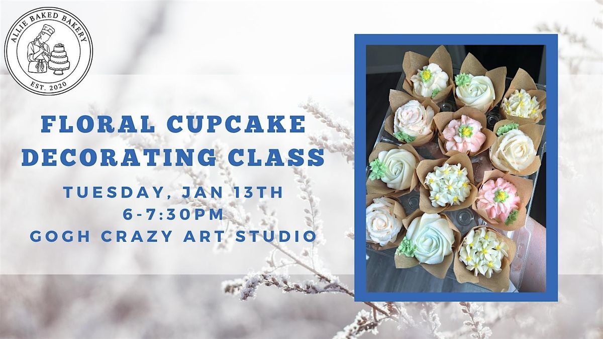 Buttercream Floral Cupcake Class