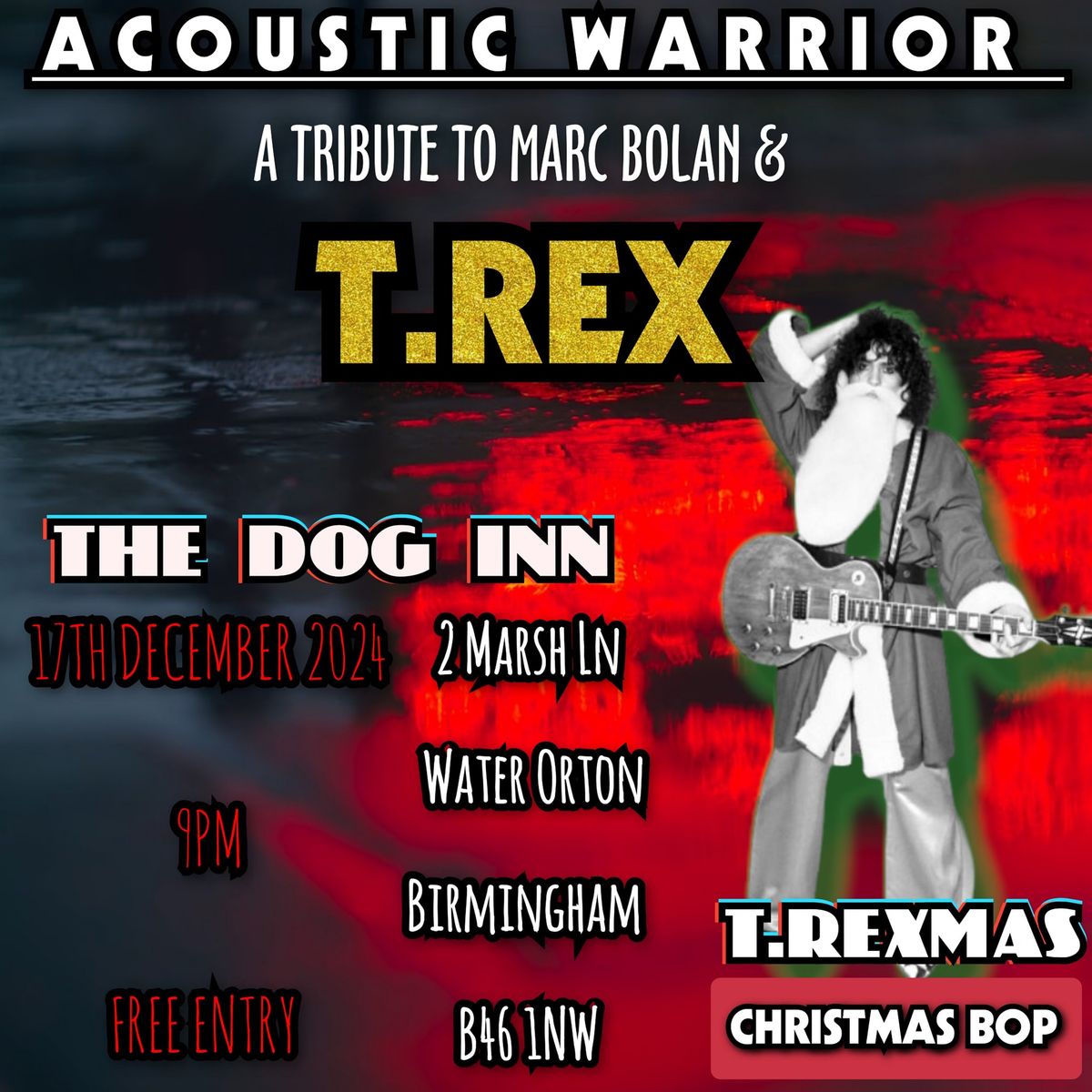 (Birmingham) T.REXMAS - T.rex Tribute - Acoustic Warrior