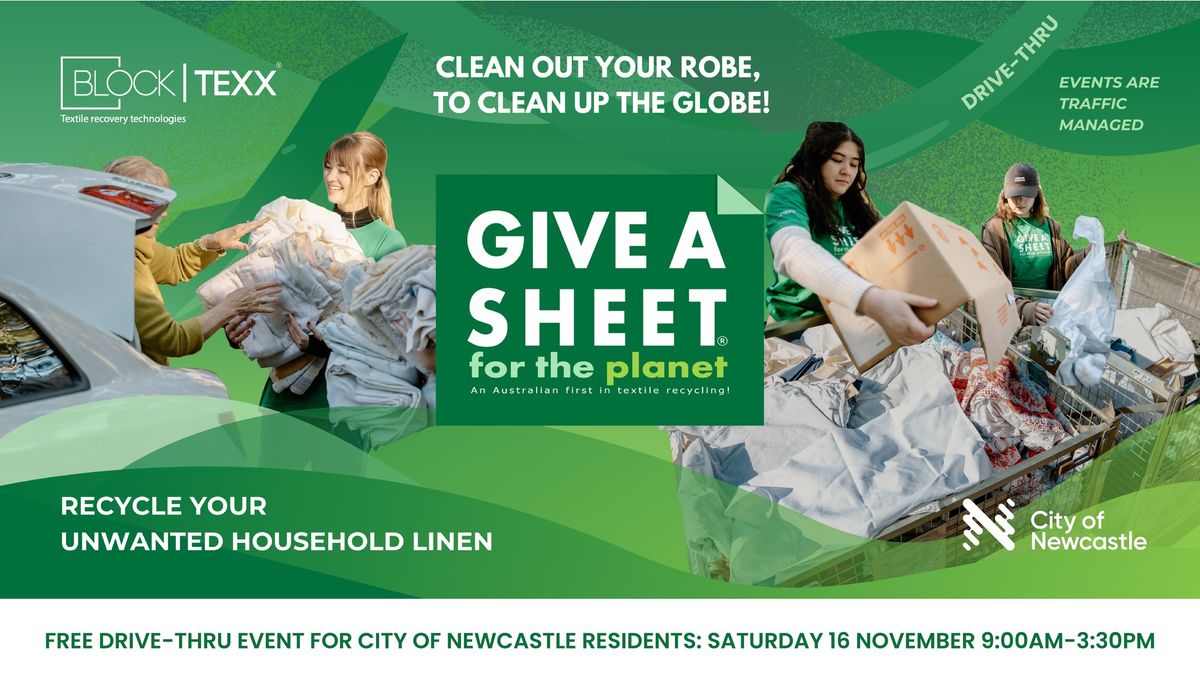 Give a Sheet for the Planet - Free Linen Drop-Off Day