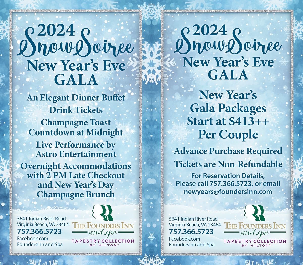 2024 Snow Soiree NYE Gala