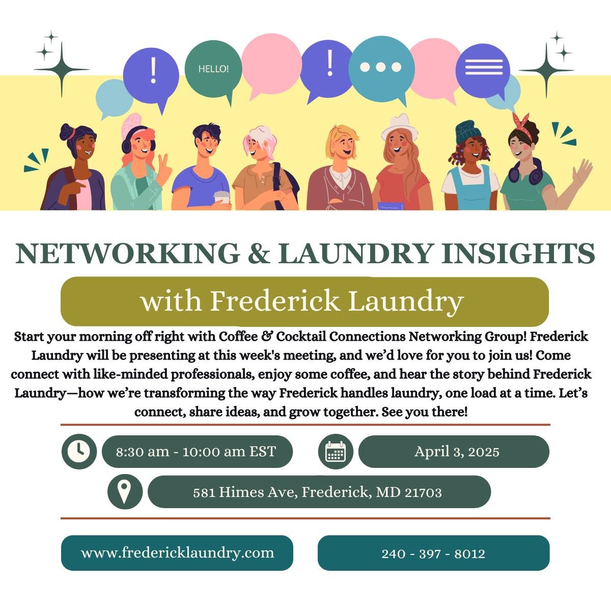 Networking & Laundry Insights with Frederick Laundry!