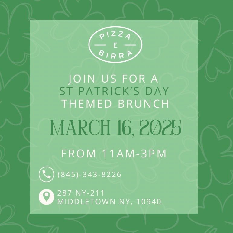 St Paddy\u2019s Day Brunch