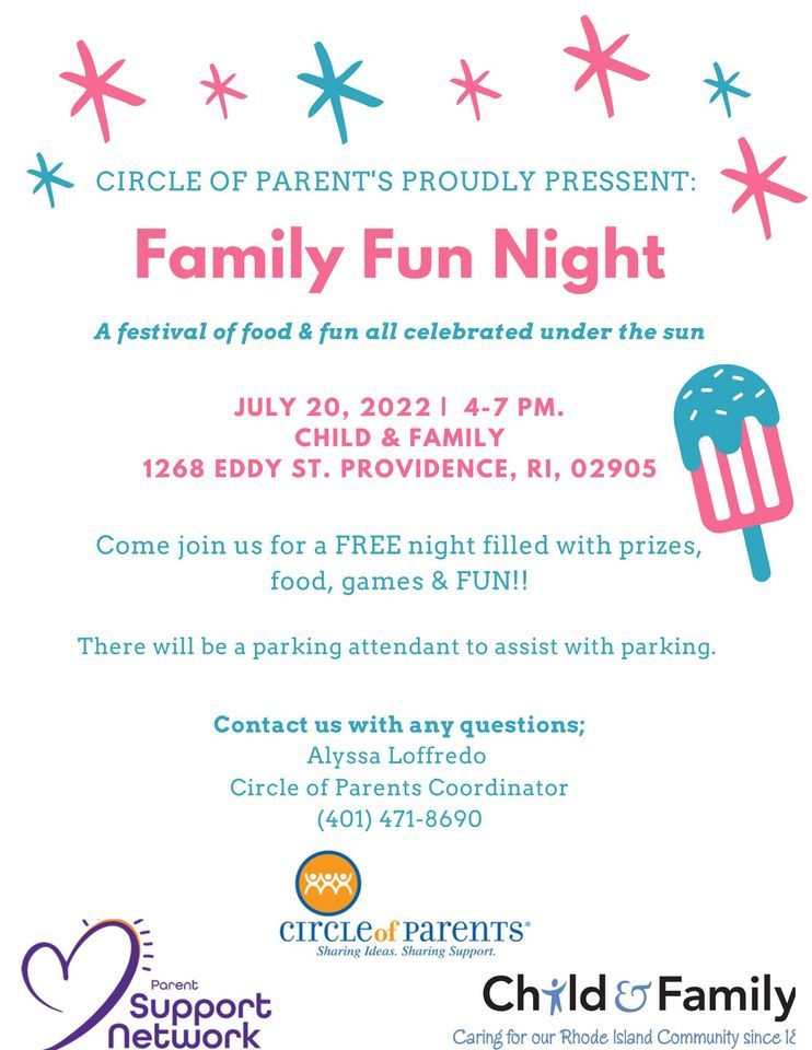 Circle of Parents: Family Fun Night
