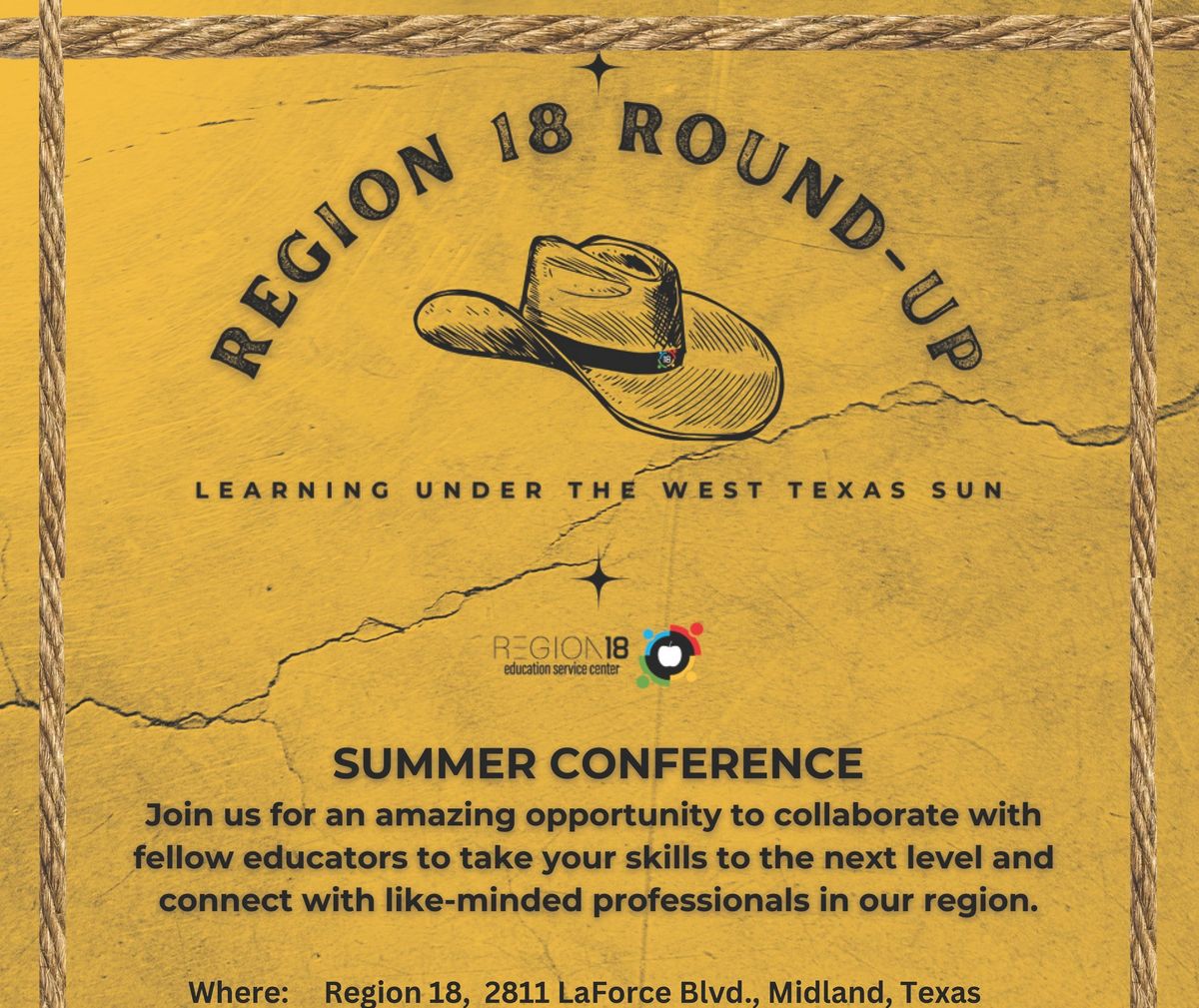 Region 18 Roundup: Learning Under the West Texas Sun Region 18 Roundup - Secondary