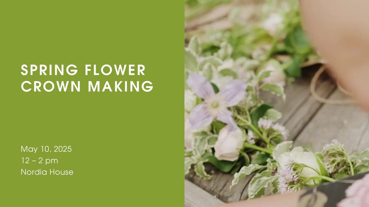 Spring Flower Crown Making