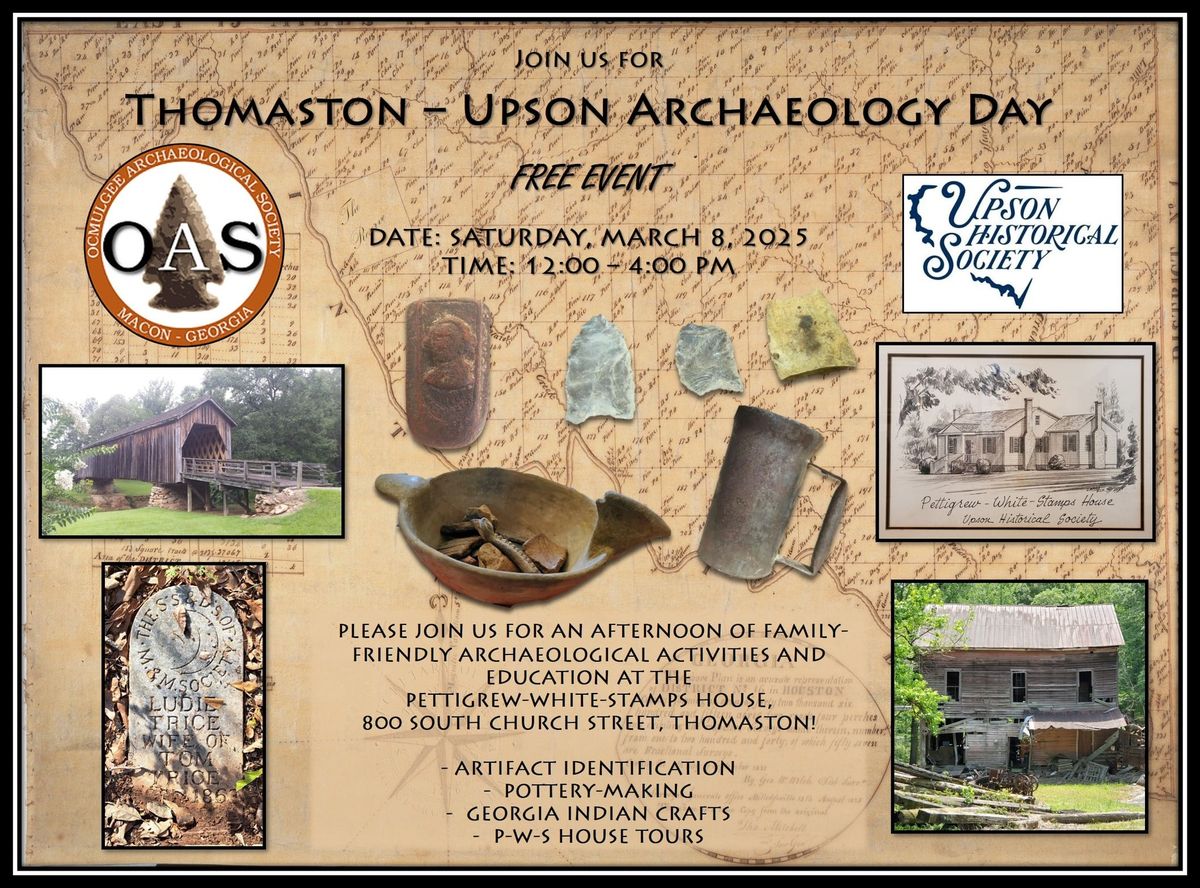 Thomaston-Upson Archaeology Day