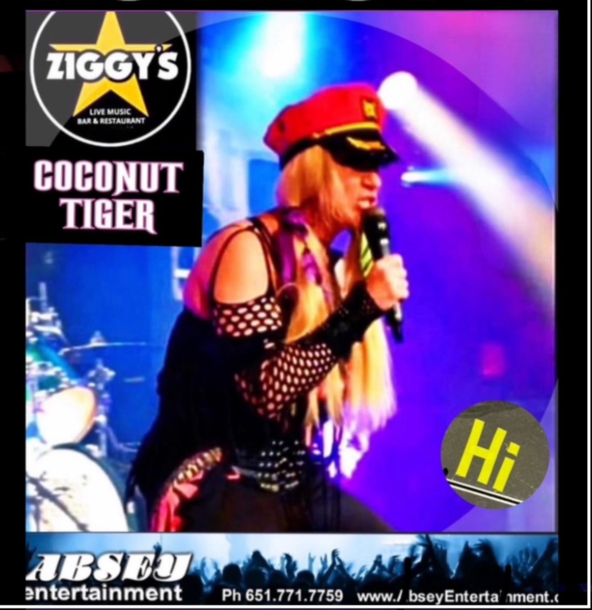 Coconut Tiger claws back into Ziggys Hudson grrr