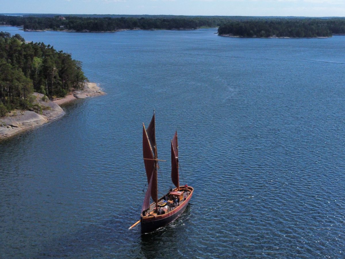 Sunbeam in Stockholm archipelago, voyage 1