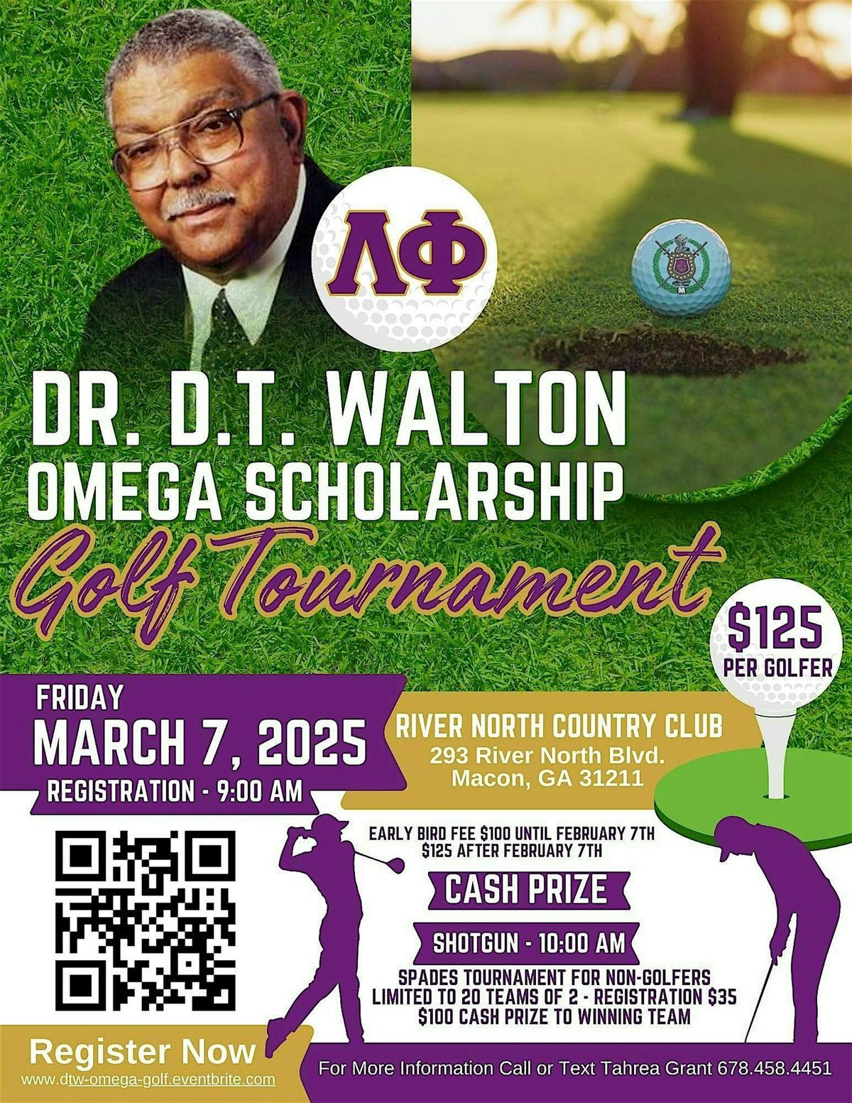 DR. D. T. WALTON, JR. OMEGA FOUNDATION Golf Tournament