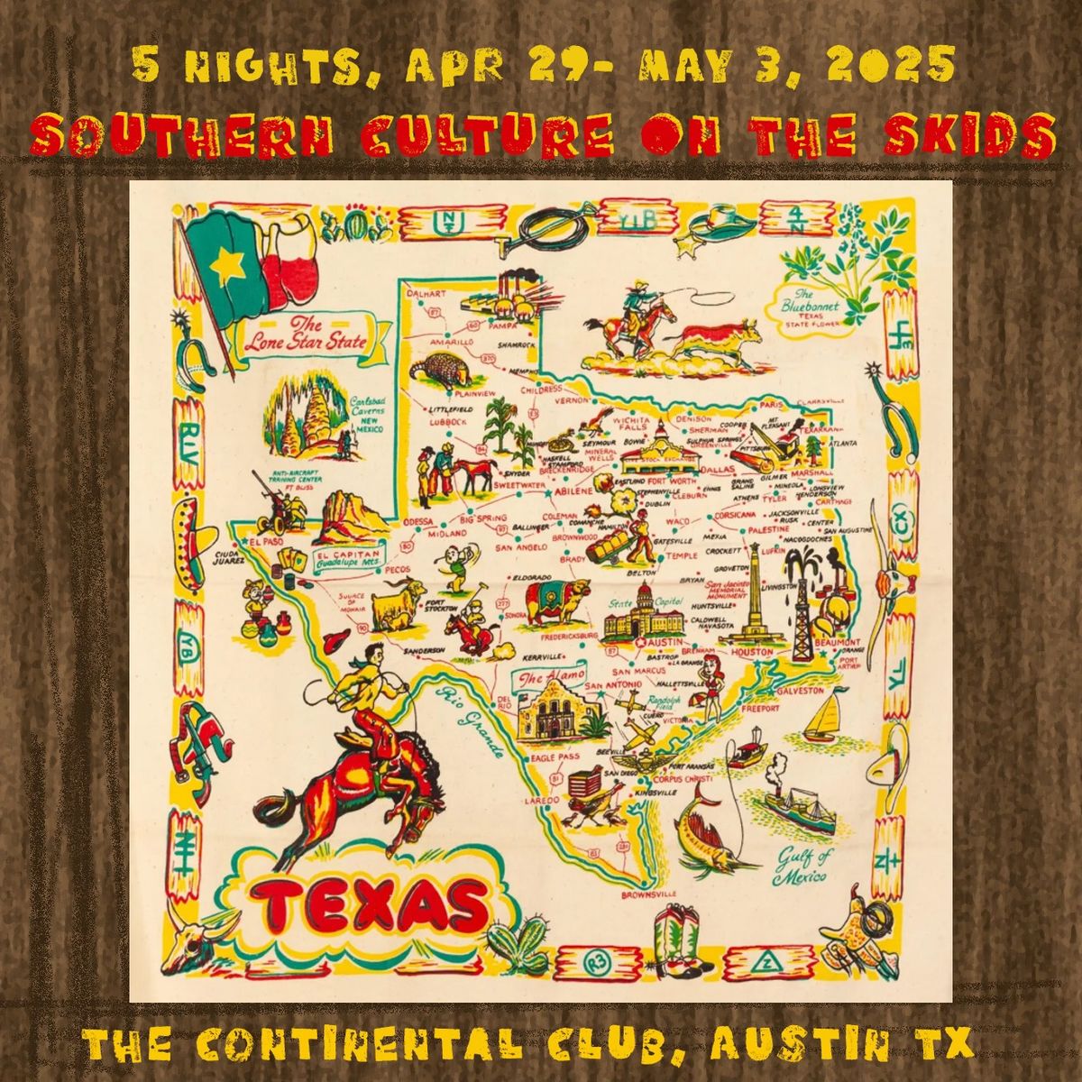 5 nights of SCOTS at the Continental Club Austin TX Lonestar RoundUp