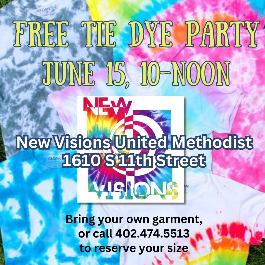 Free Tie Dye Party