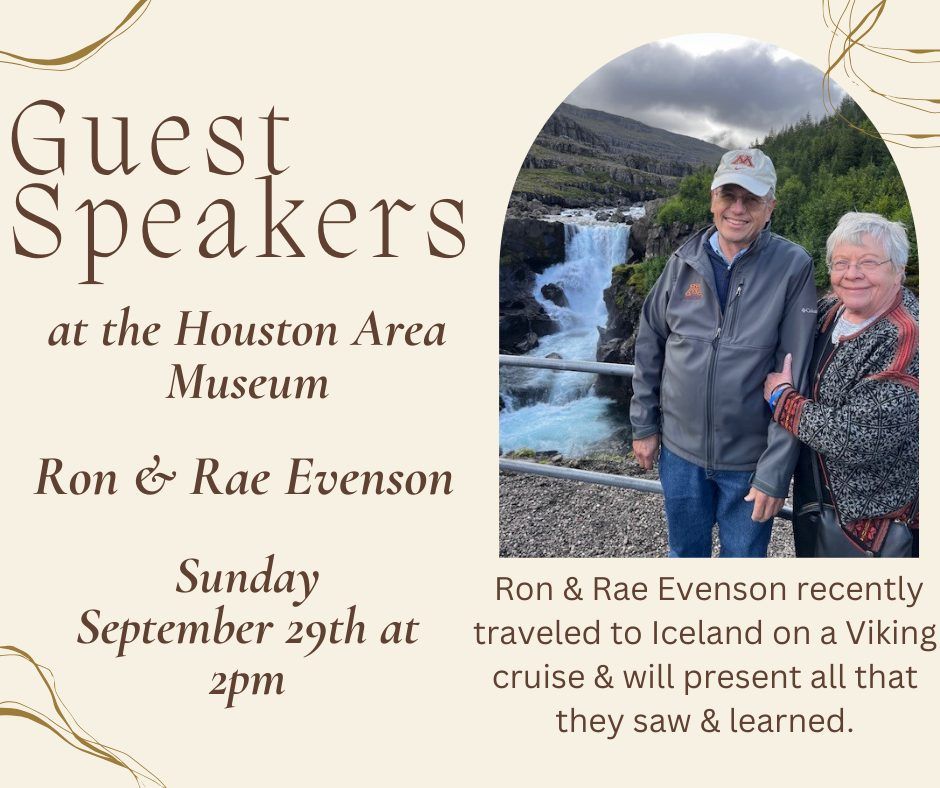 HAM Presents: Guest Speakers Ron & Rae Evenson