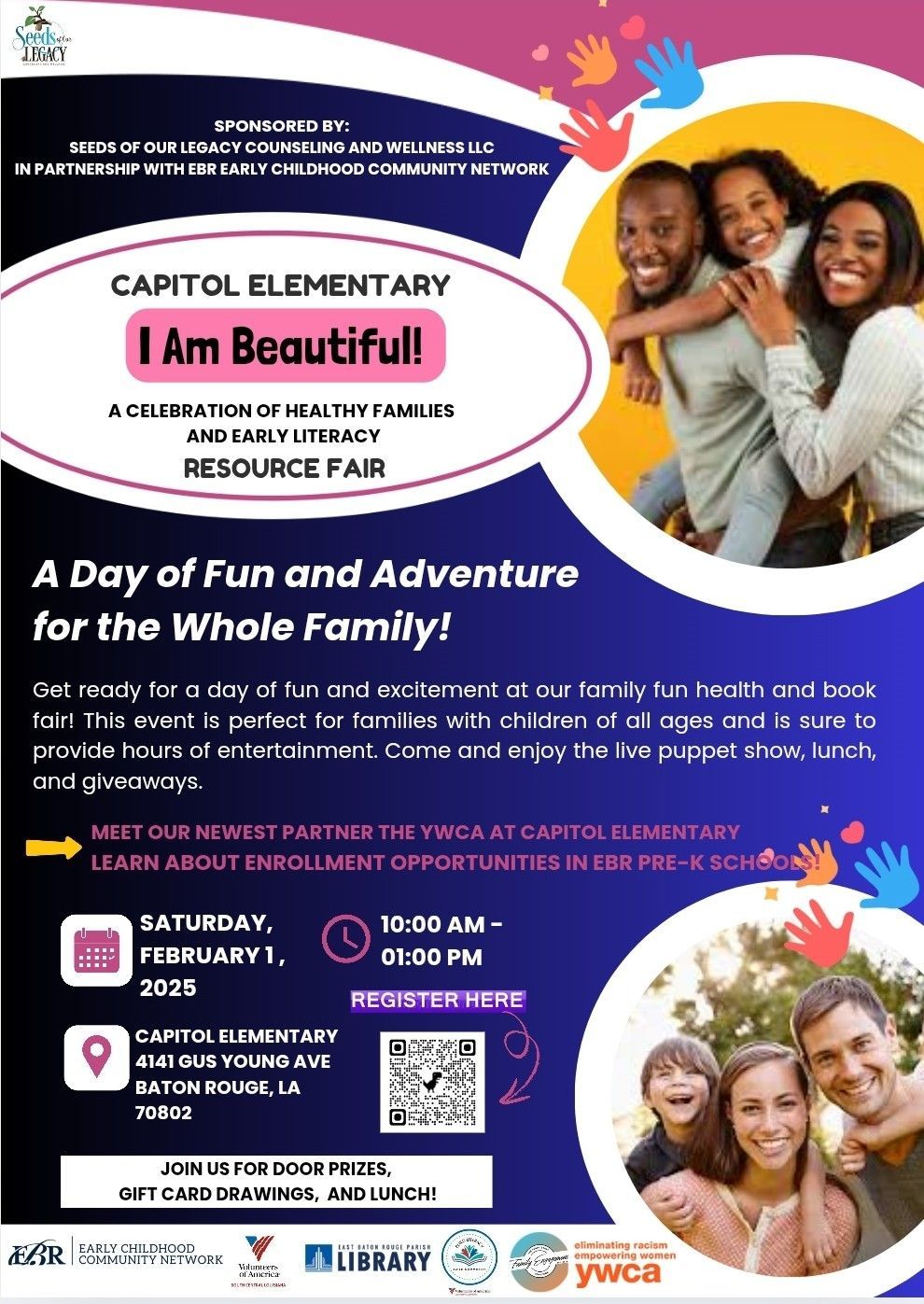 "I Am Beautiful" A Celebration of of Healthy Families and Early Literacy 