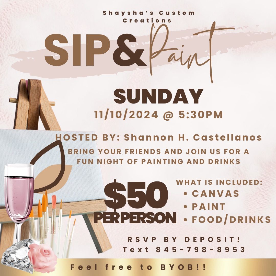 Shaysha\u2019s Sip and Paint