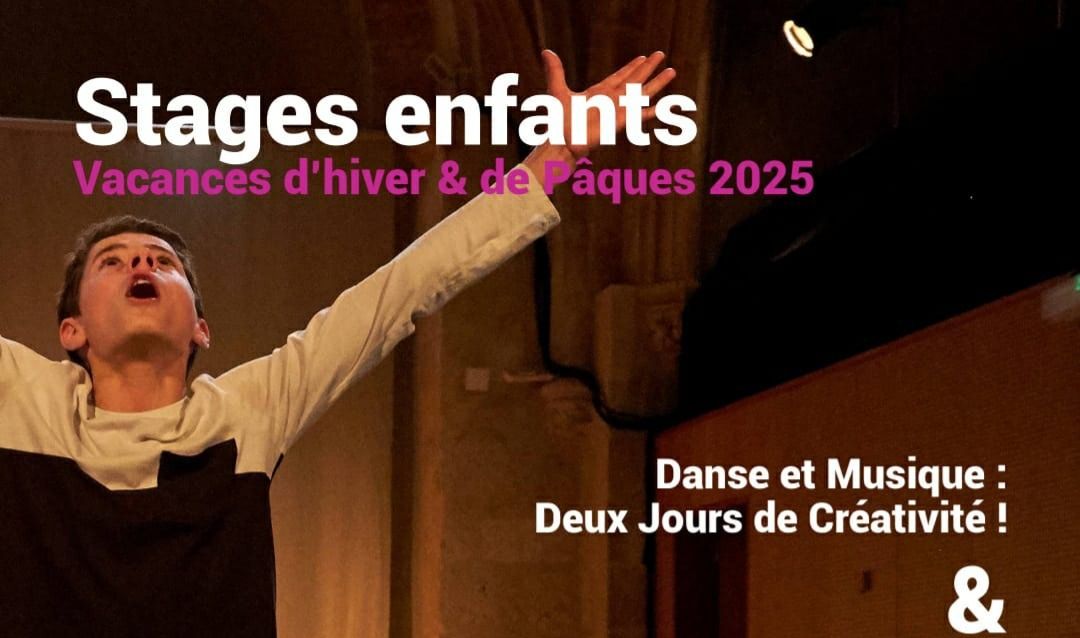 Stage danse musique pour enfants entre 6 et 11 ans