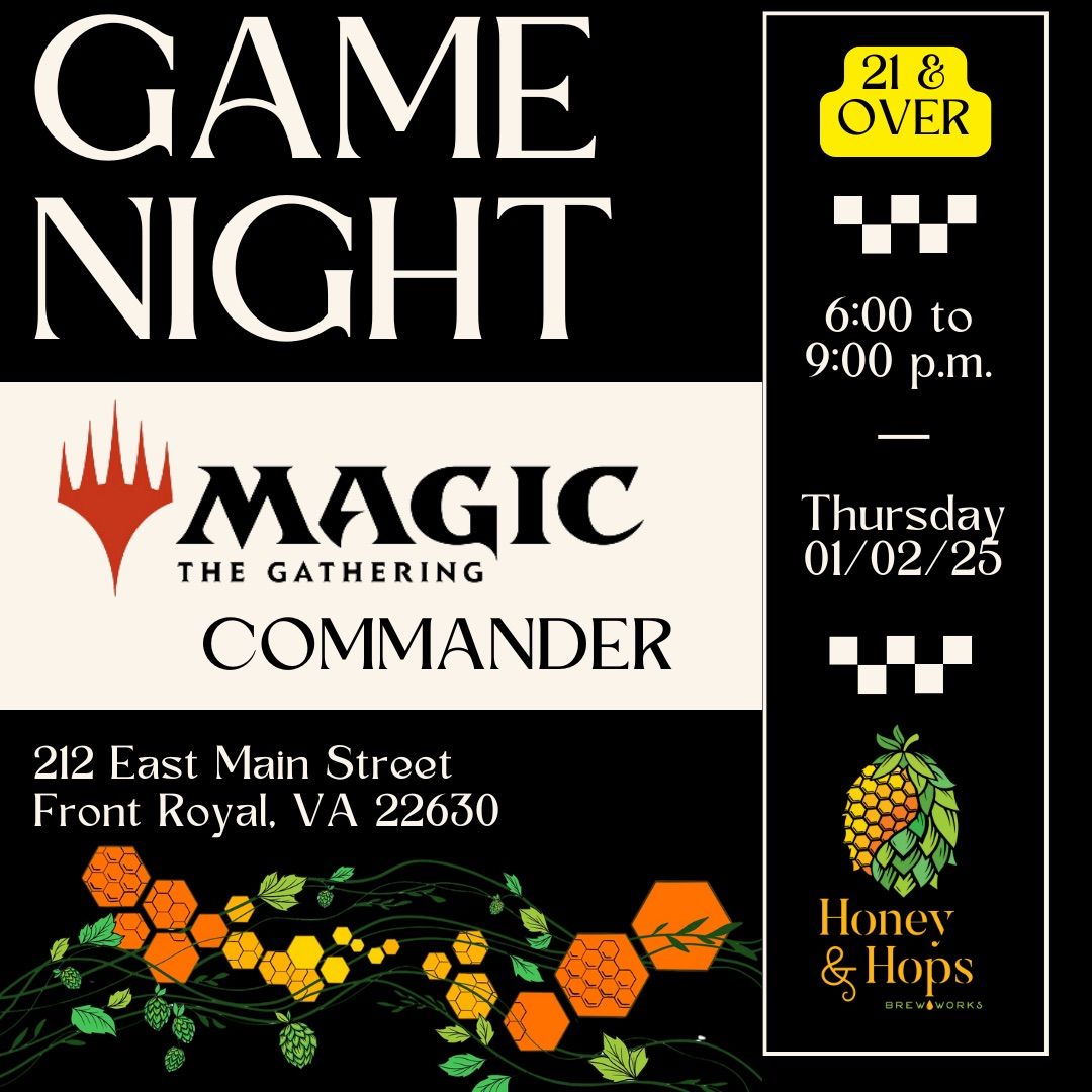 Game Night: Commander