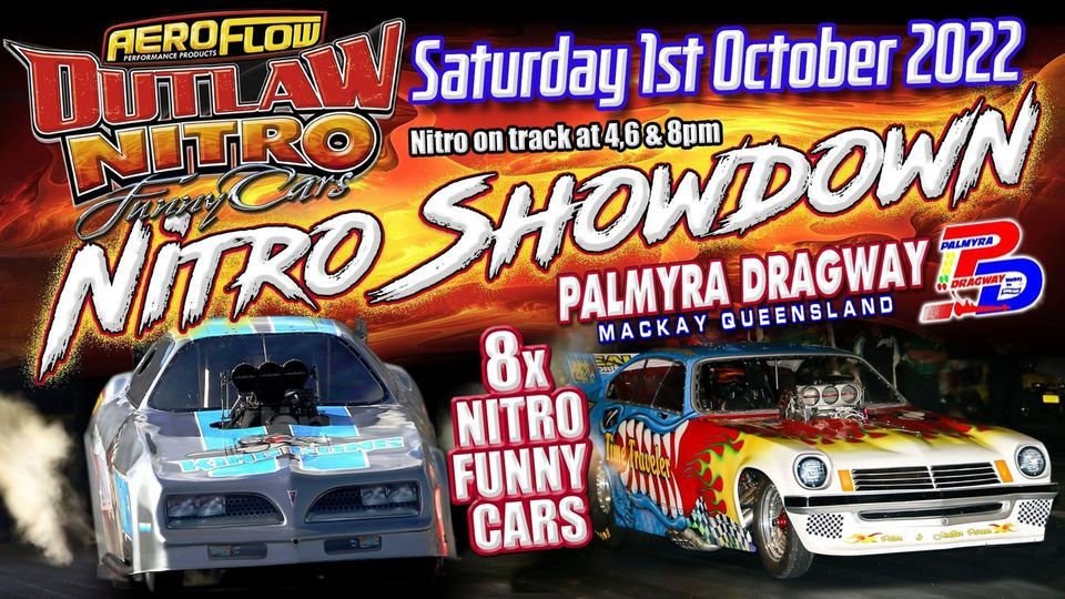 Aeroflow Outlaw Nitro funny cars and Palmyra Dragway