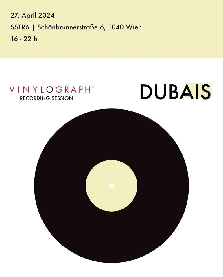 Vinylograph Recording Session DUBAIS