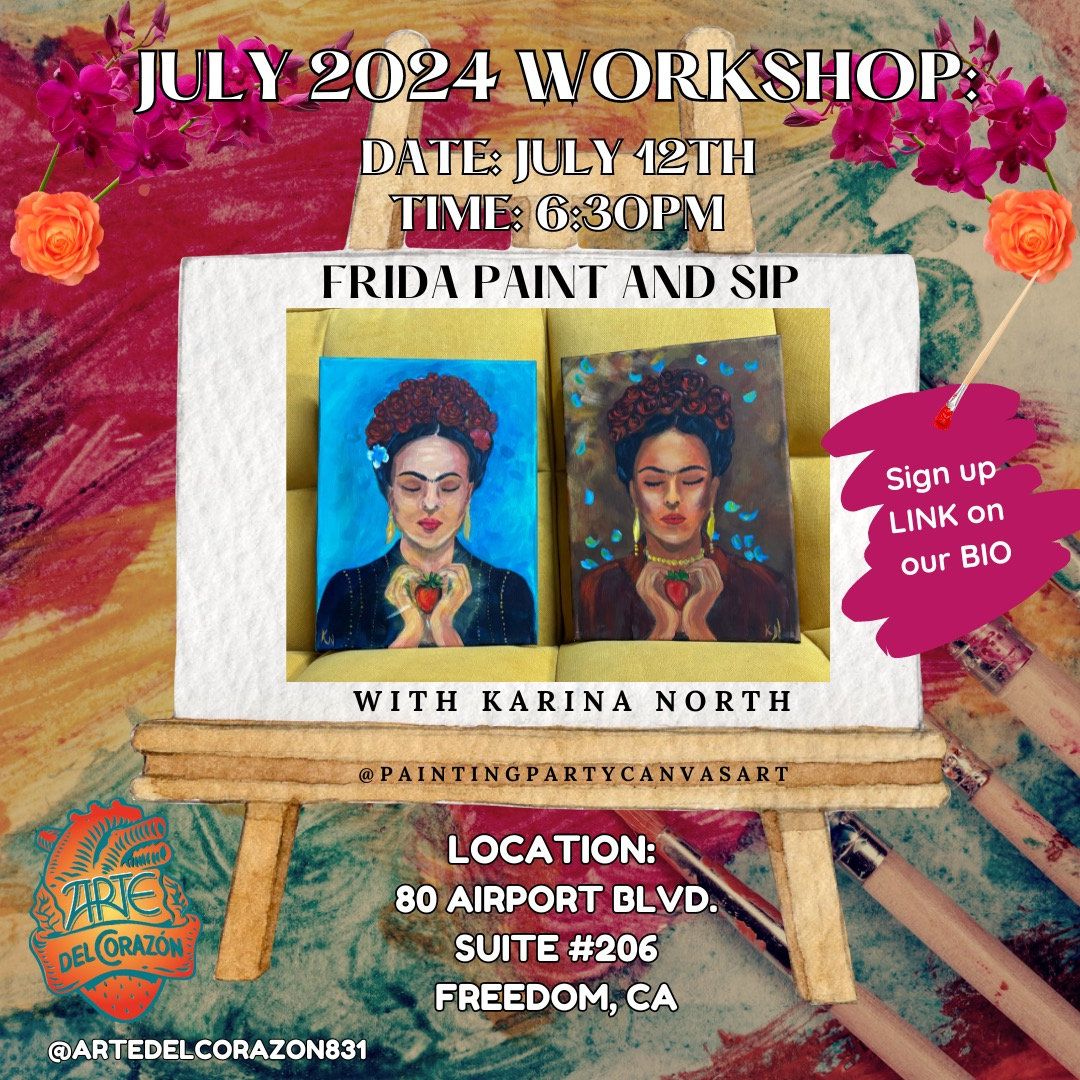Frida Paint & Sip with Karina North  