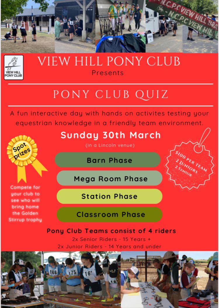 Pony Club Quiz