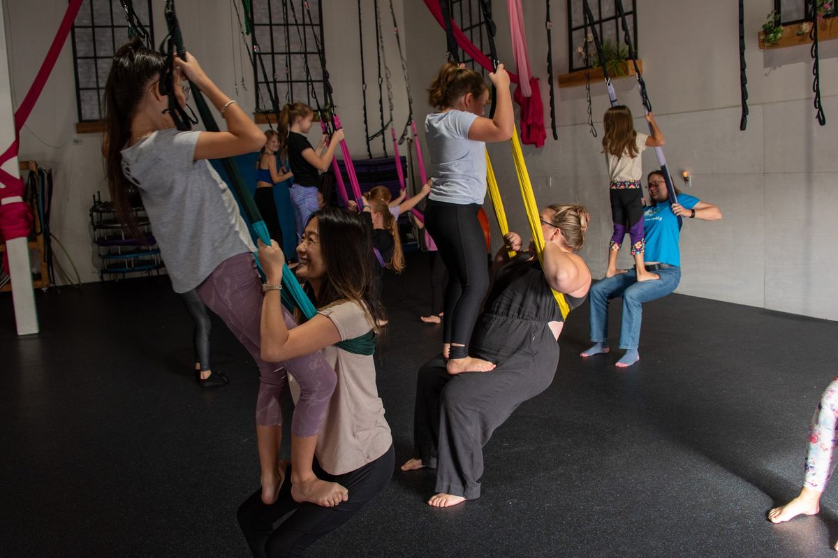 Parental & Me Aerial Yoga (ages 4-8)