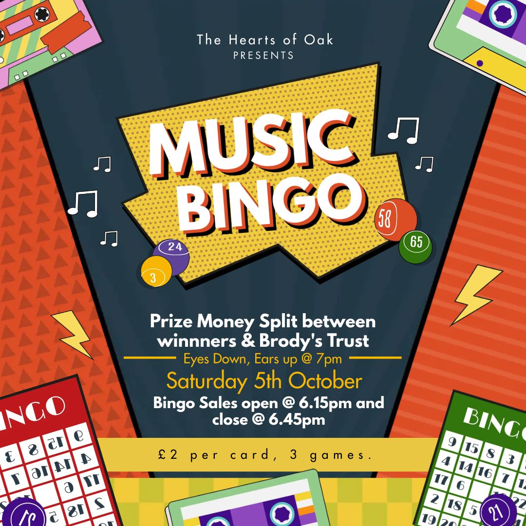 Musical Bingo @ The Hearts of Oak