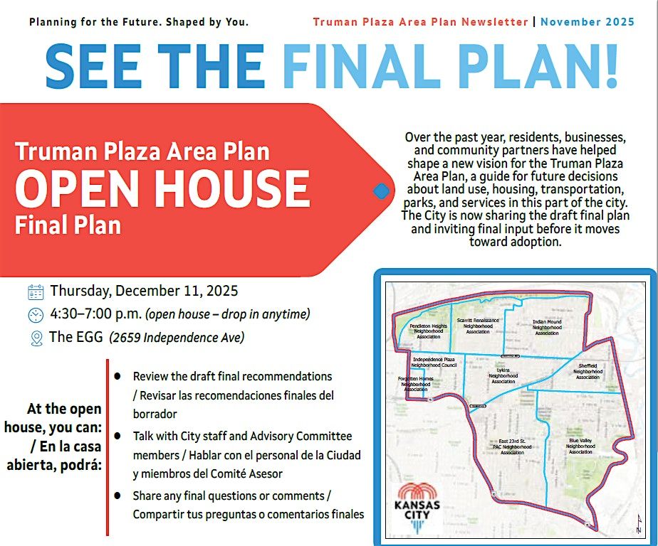 Truman Plaza Area Plan OPEN HOUSE