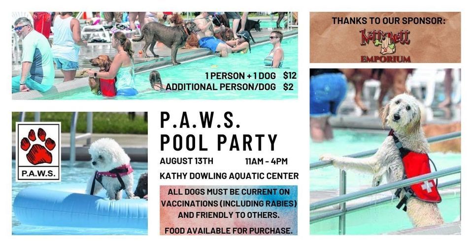Paws pool party