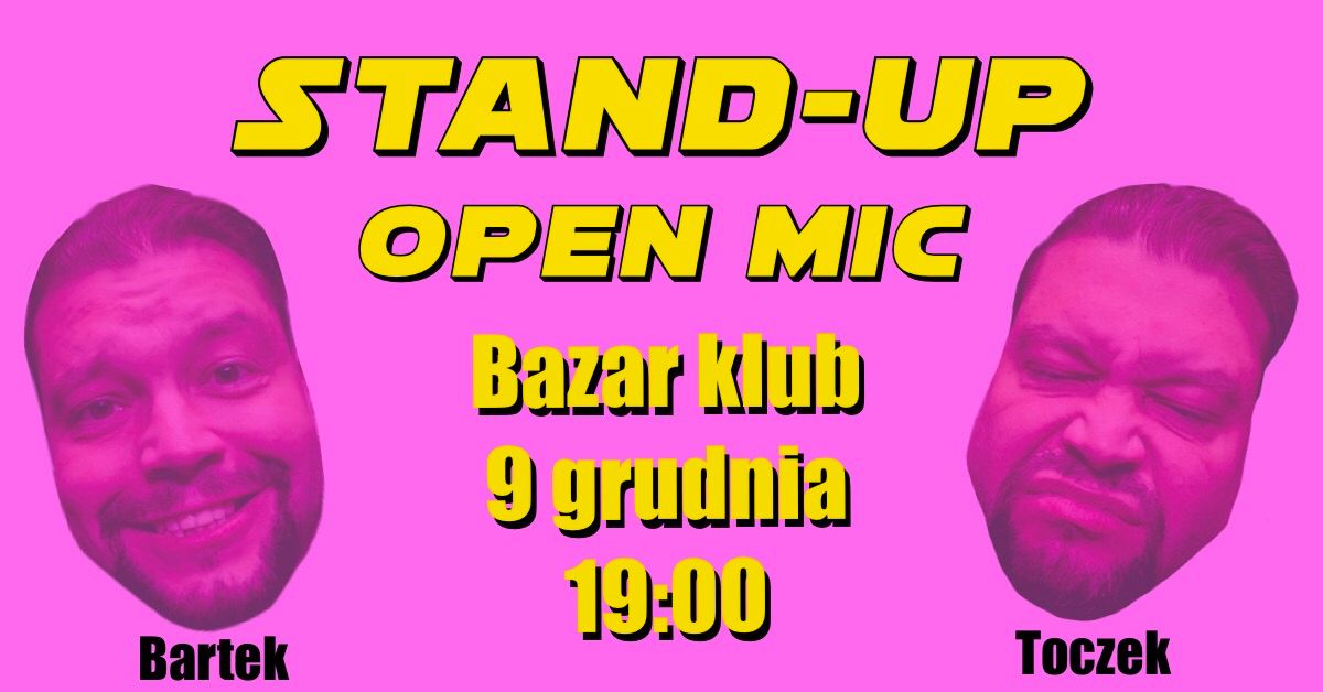 STAND-UP: OPEN-MIC # 9.12  # WARSZAWA BAZAR KLUB