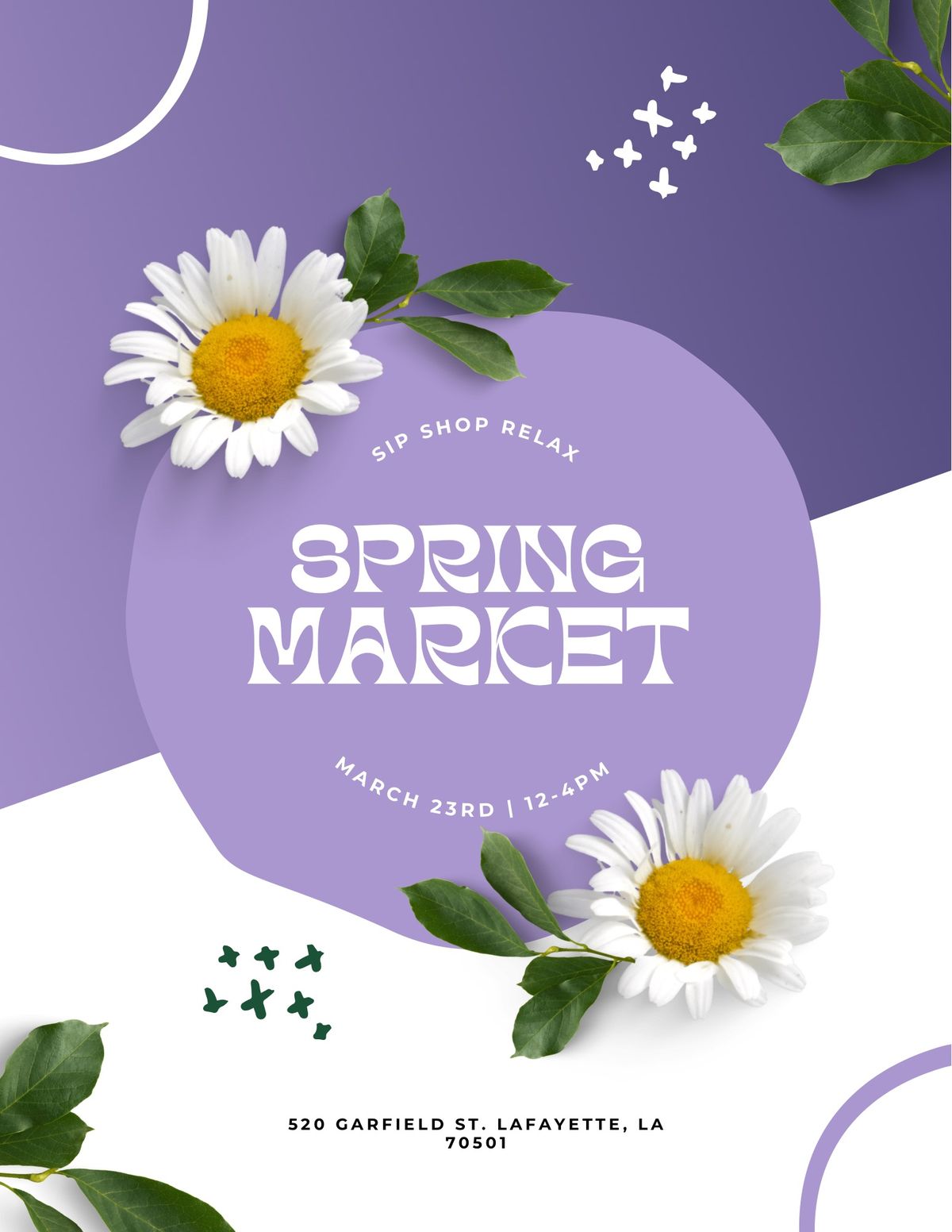 Sip, Shop, Relax Spring Market