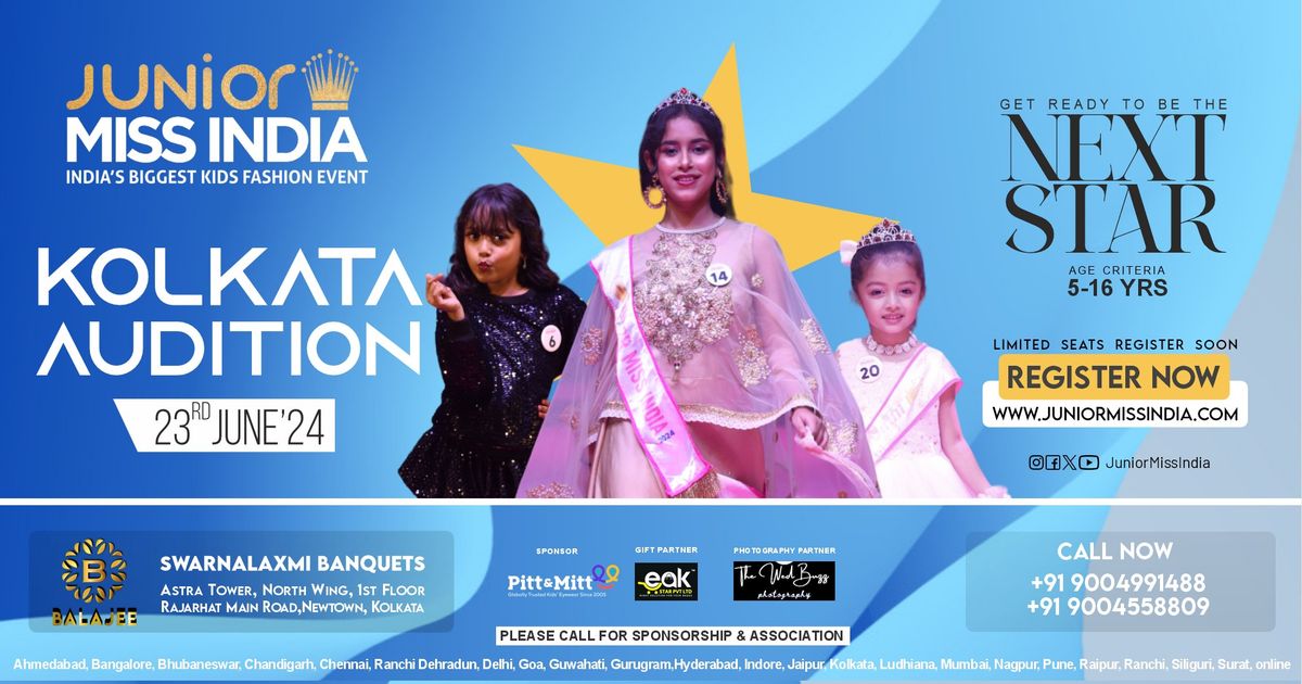 Junior Miss India Season 3 Kolkata Audition