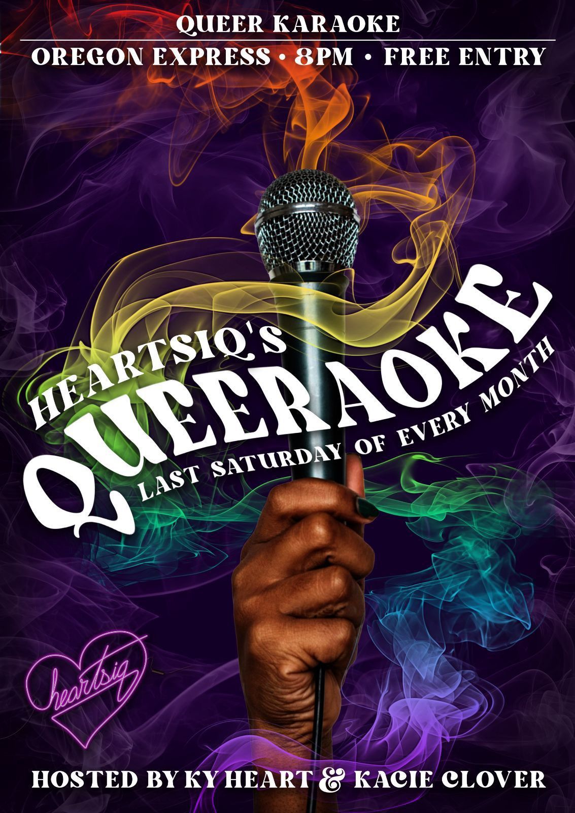 Heartsiq presents Queeraoke! - Jan 25th