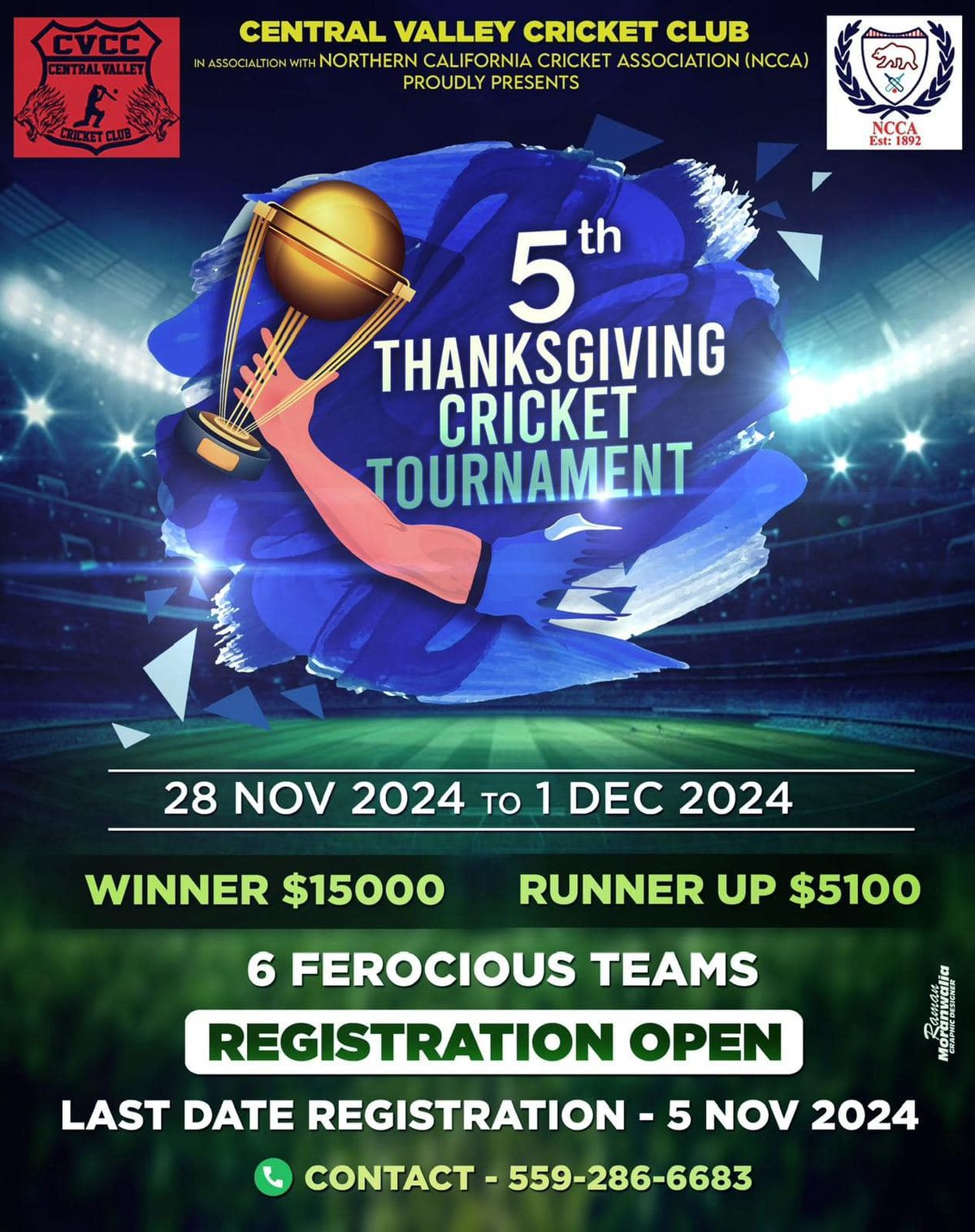 CVCC NCCA Thanksgiving Tournament