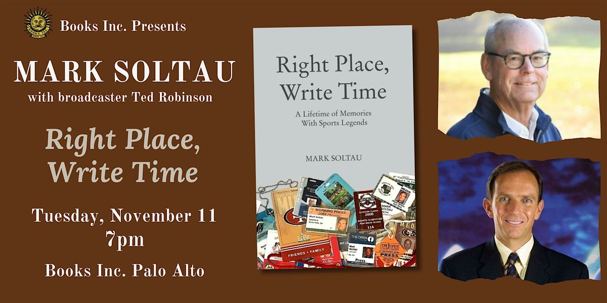 MARK SOLTAU at Books Inc. Alameda