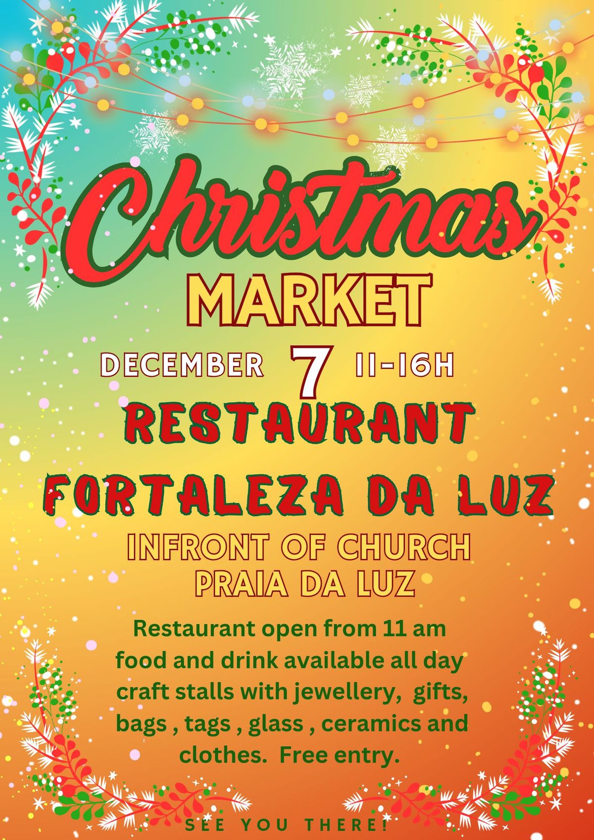 DEC 7TH CHRISTMAS FAIR FORTALEZA DA LUZ 