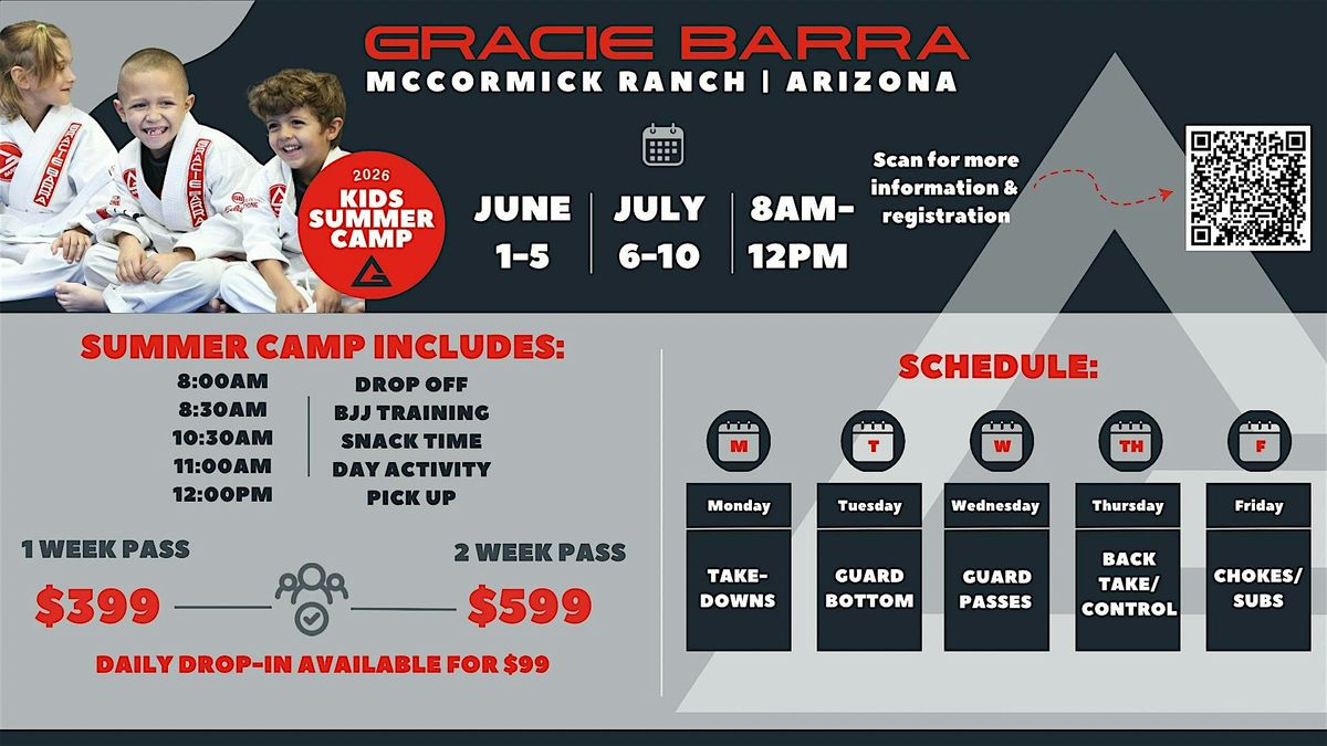 Gracie Barra McCormick Ranch Kids' Summer Camp